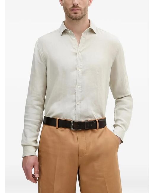 Sisley White Buttoned Shirt for men