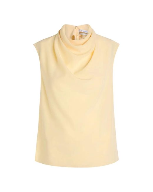 Another Tomorrow Natural Sleeveless Top