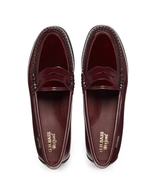 G.H.BASS Red Weejuns Loafers