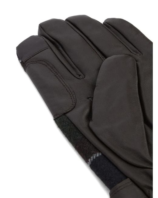 Barbour Black Newbrough Gloves for men