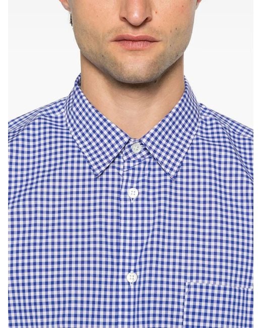 Comme des Garçons Blue Shirt Woven Fzb001Per for men