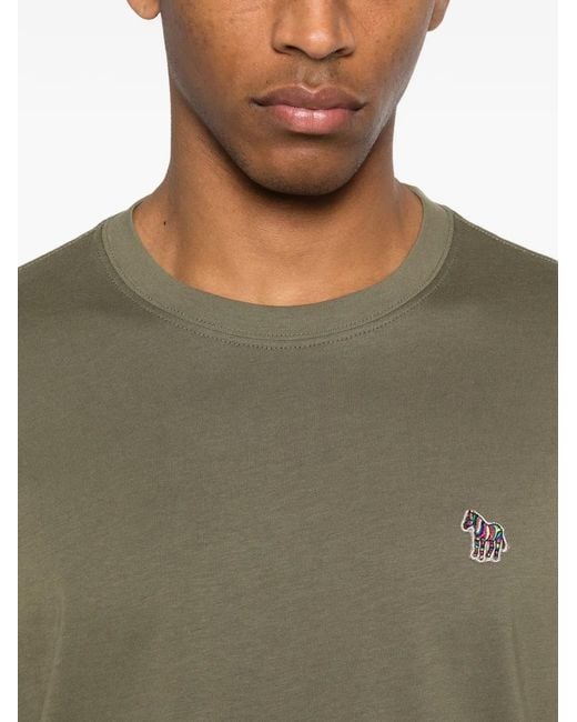 Paul Smith Green Zebra T-Shirt for men
