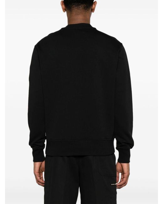 Versace Katoenen Sweater in het Black voor heren