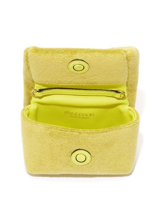 JW Anderson Terry Towel Mini Bag in Yellow | Lyst