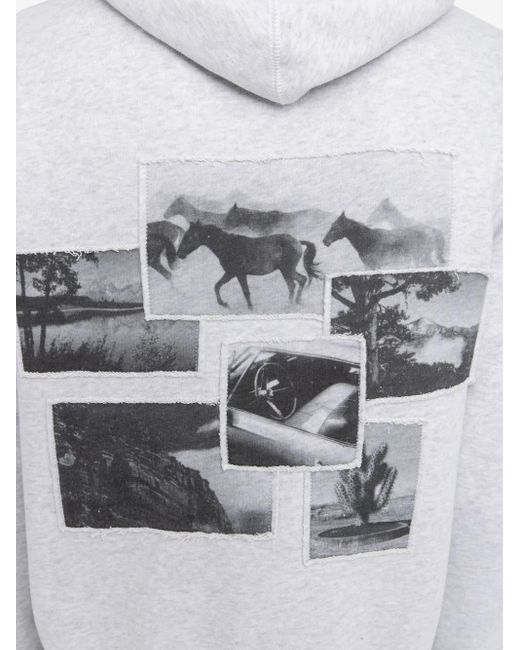 Hoodie Sanchi À Patch Photo Zadig & Voltaire pour homme en coloris White