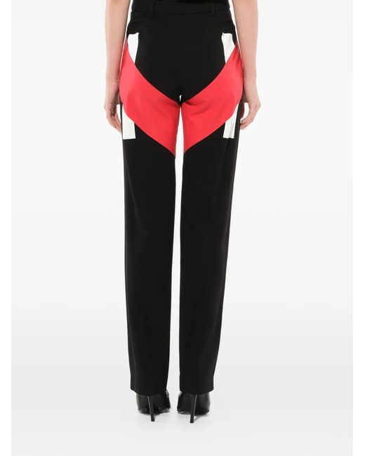 Givenchy Black Colour-Block Tailored Trousers