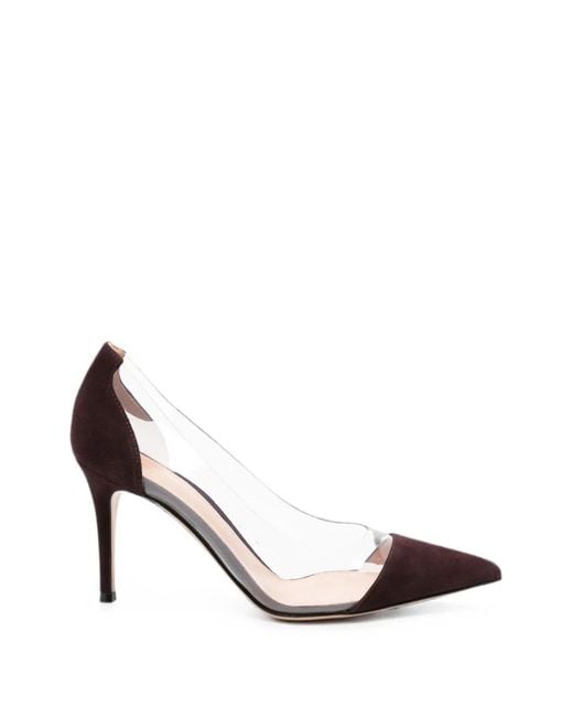 Gianvito Rossi Metallic Plexi Pumps