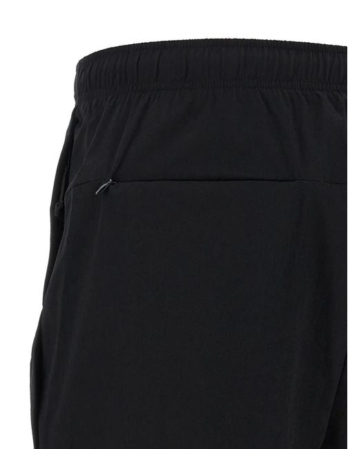 Thom Krom Black 19 Drawstring Elastic Swim Shorts for men