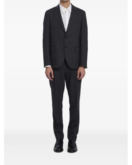 Single-breasted suit Lardini de hombre de color Black
