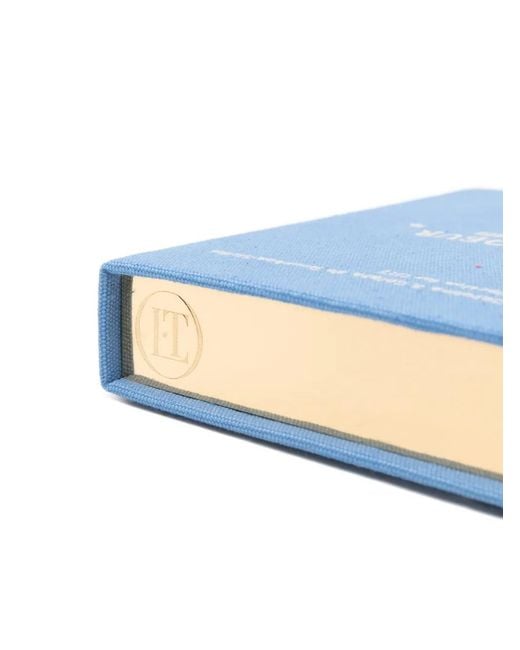 Olympia Le-Tan Blue Les Inséparables Parables Embroidered Clutch Bags