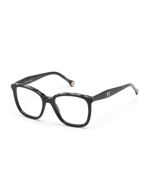 Carolina Herrera Brown Square-Frame Glasses