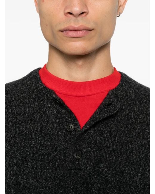 Diana Studio Black Long-Sleeve Sweater for men