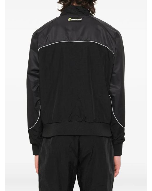 Daniel Patrick Black 7.3M Panelled Bomber Jacket for men