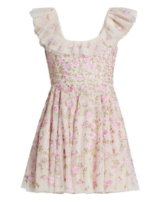 Needle & Thread Natural Lea Dress
