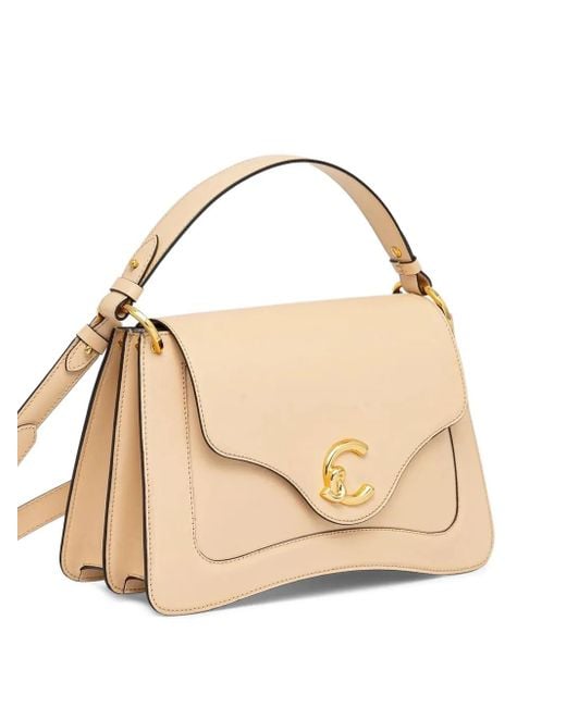 Coccinelle Medium C-Me Shopper Met Logodetail in het Natural