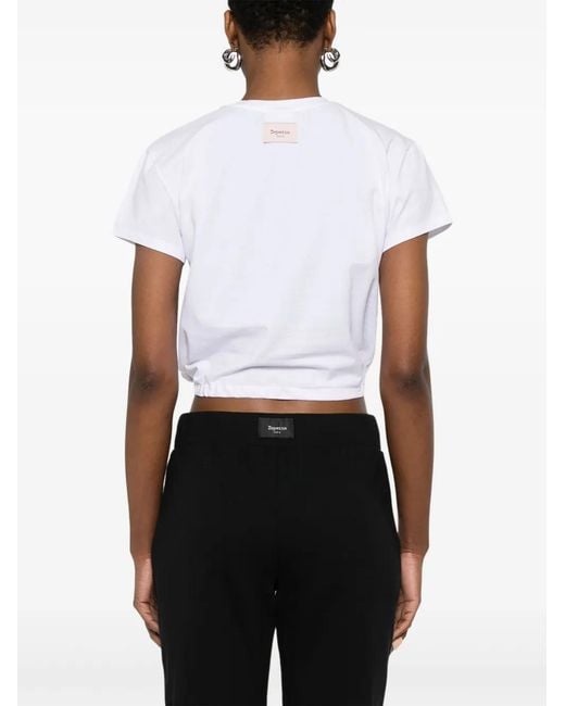 Repetto White Satin-Ribbon T-Shirt