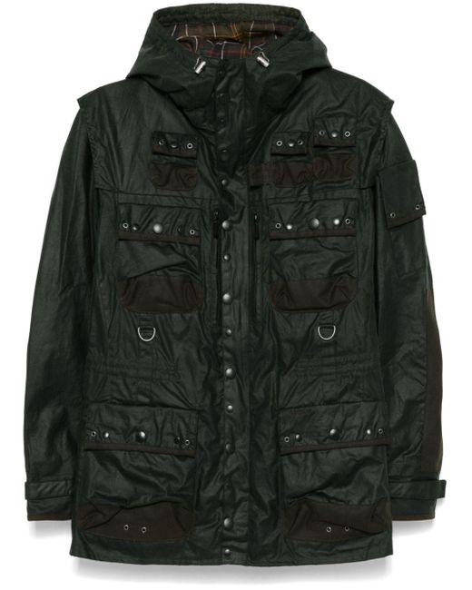 Barbour X To Ki To Waxed Military Jacket in Black for Men | Lyst UK