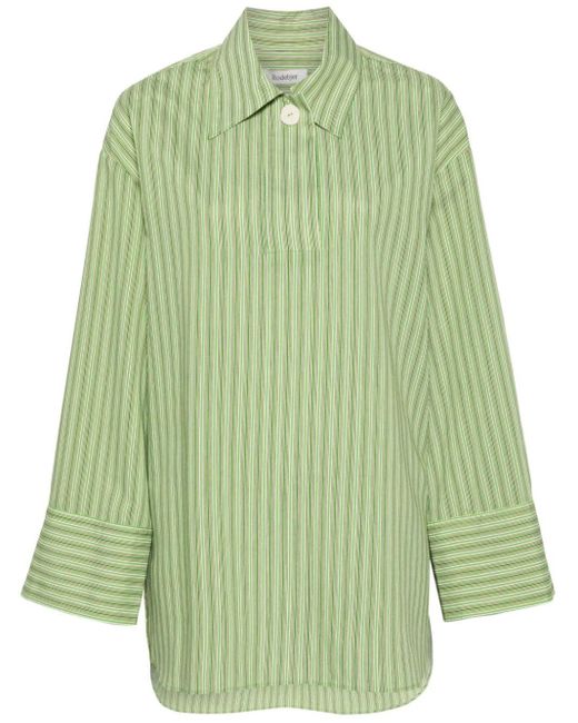 Rodebjer Green Sunshine Striped Shirt