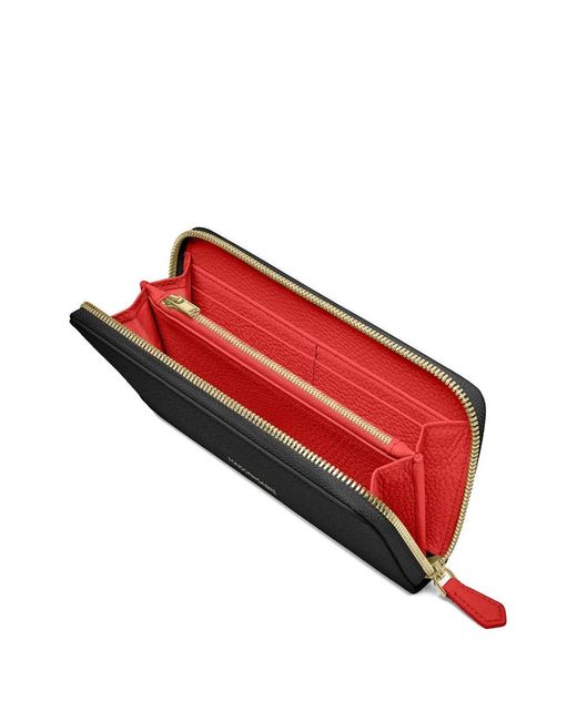 Maison De Sabre Black Long Zip Wallet