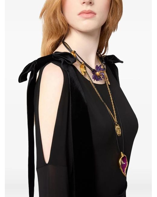 Nina Ricci Black Bow-Details Top