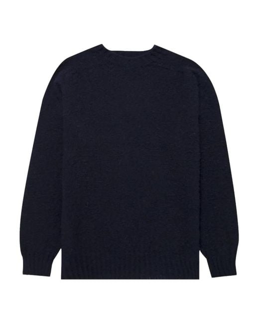 Sunspel Blue Crew-Neck Sweater for men