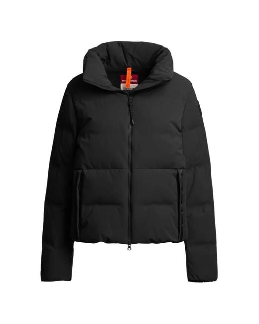 Parajumpers Black Enadia Seamless-Quilted Jacket