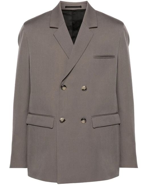 Nanushka Brown Renan Double-Breasted Blazer for men