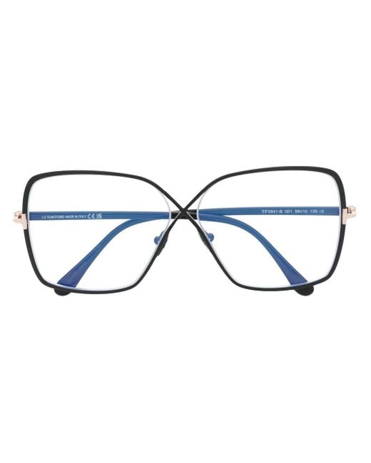 Tom Ford Blue Eckige Brille