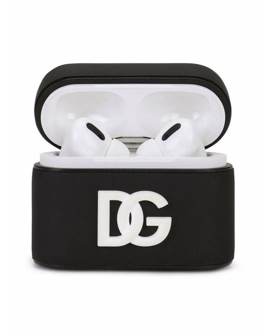 Dolce & Gabbana Dg-Logo Airpods Pro Case in Black for Men | Lyst