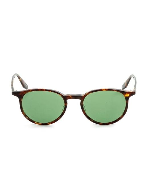 Barton Perreira Green X 007 Norton Tortoiseshell Round-Frame Sunglasses for men