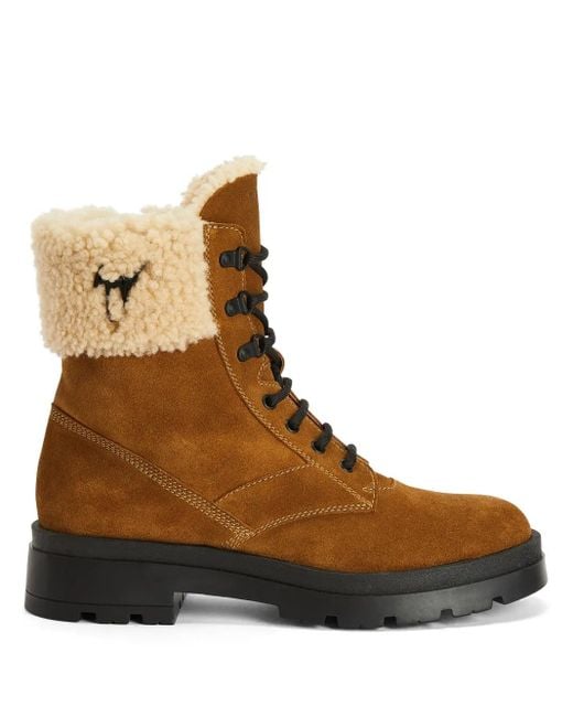 Giuseppe Zanotti Brown Ankle Boots for men