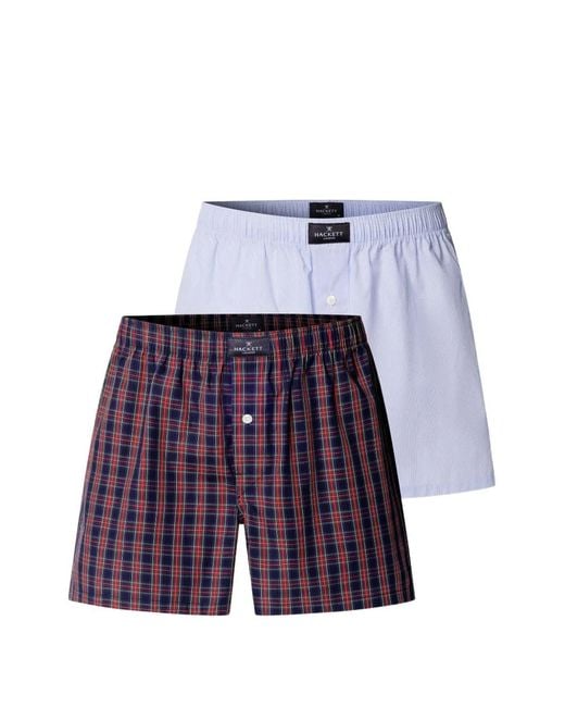Pack De Dos Bóxeres De Algodón Hackett de hombre de color White