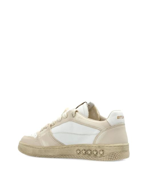ENTERPRISE JAPAN White Logo-Detail Sneakers