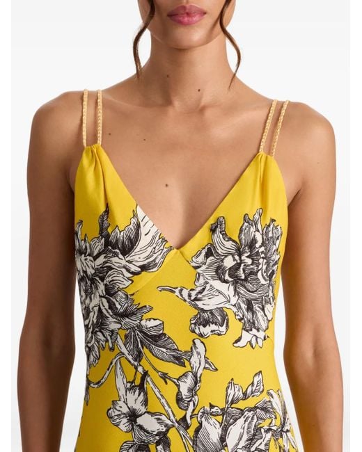 Robe Kiro À Coupe Mi-Longue Alice + Olivia en coloris Multicolor