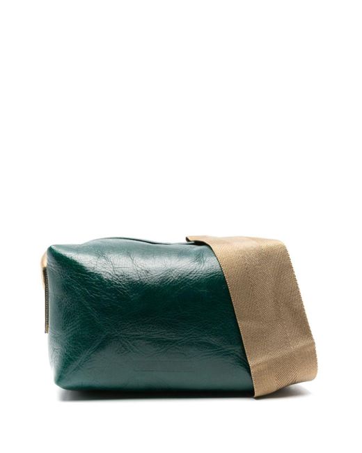Uma Wang Green Structured Shoulder Bag