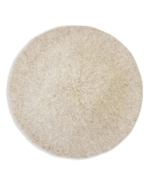 Pringle of Scotland Natural Cashmere Beret