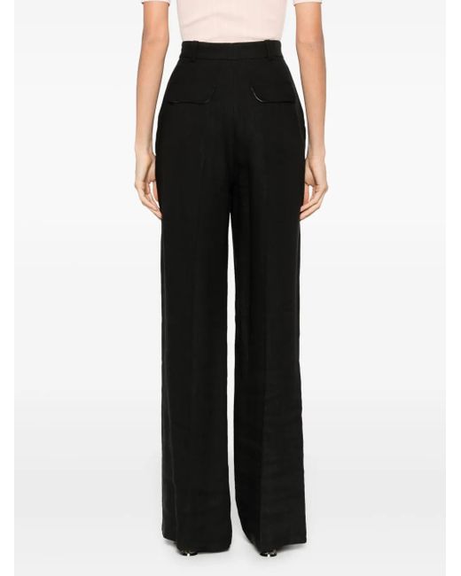 Elisabetta Franchi ロゴチャーム パンツ Black