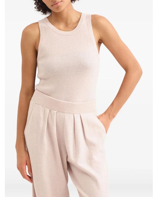 Eres White Smooth Trousers