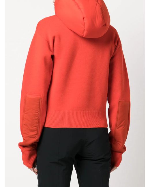 Aztech Mountain Red Hoodie Matterhorn À Design Isotherme