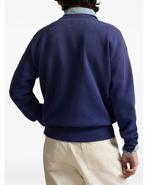 Polo Ralph Lauren メンズ ブルー クルーネック スウェットシャツ 