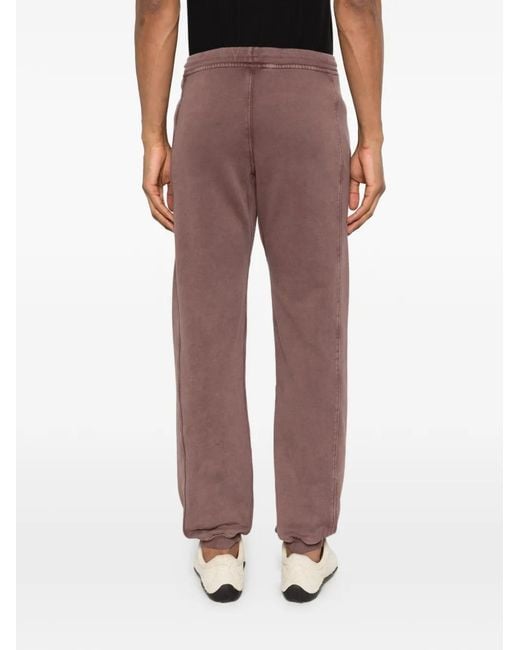 Etudes Studio Brown Pantalon Slim À Logo