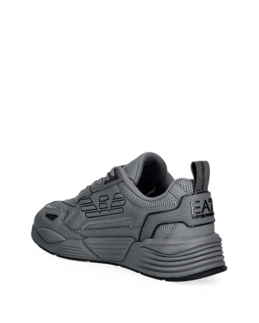 EA7 Sneakers Mit Logo-Patch in Gray für Herren