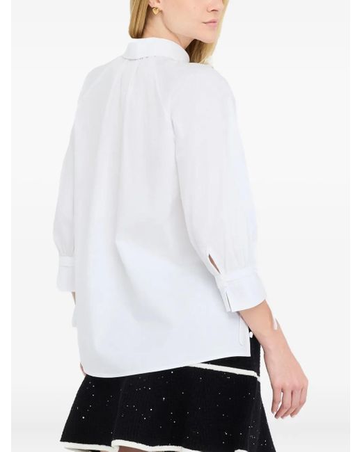 Liu Jo ラインストーン シャツ White
