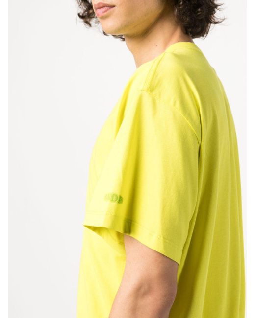 Sandro Yellow Starfish-print Cotton T-shirt for men