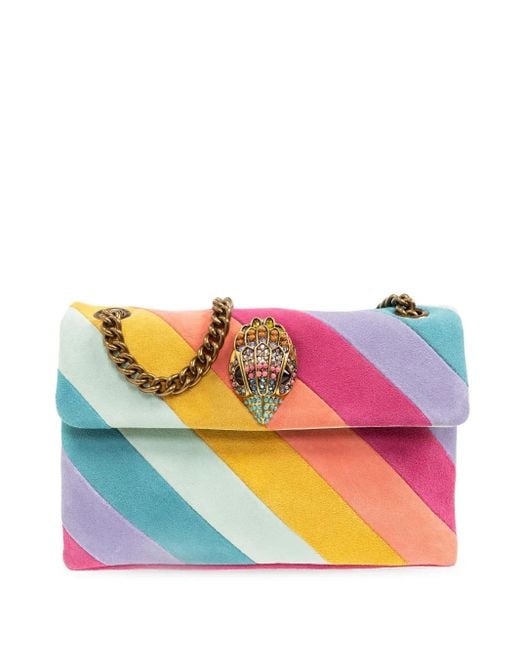 Kurt Geiger Blue Medium Kensington Shoulder Bag