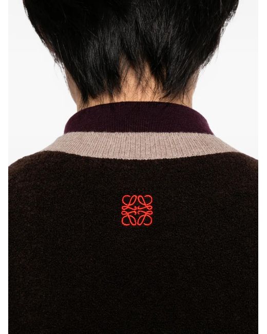 Loewe Black X Louis Wain Graphic Intarsia Vest for men