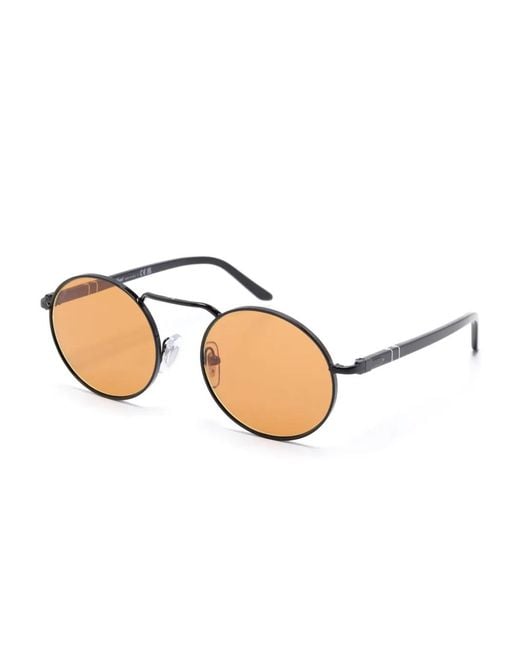 Persol Natural Round-Frame Sunglasses