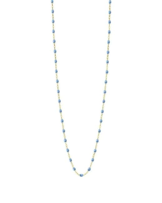 Gigi Clozeau White 18K Beaded Necklace