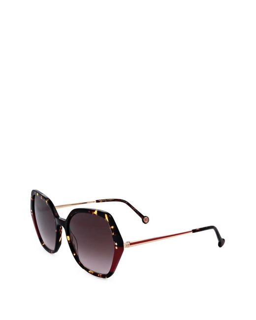 Carolina Herrera Multicolor Geometric-Frame Sunglasses