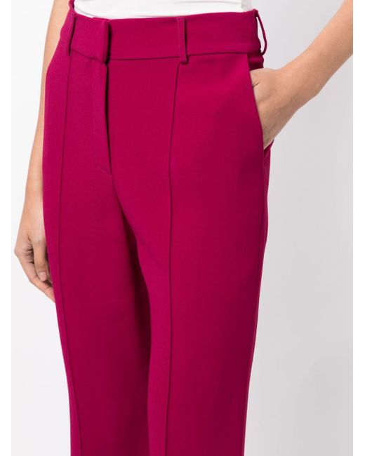 Elie Saab Cady Mid-rise Flared Trousers